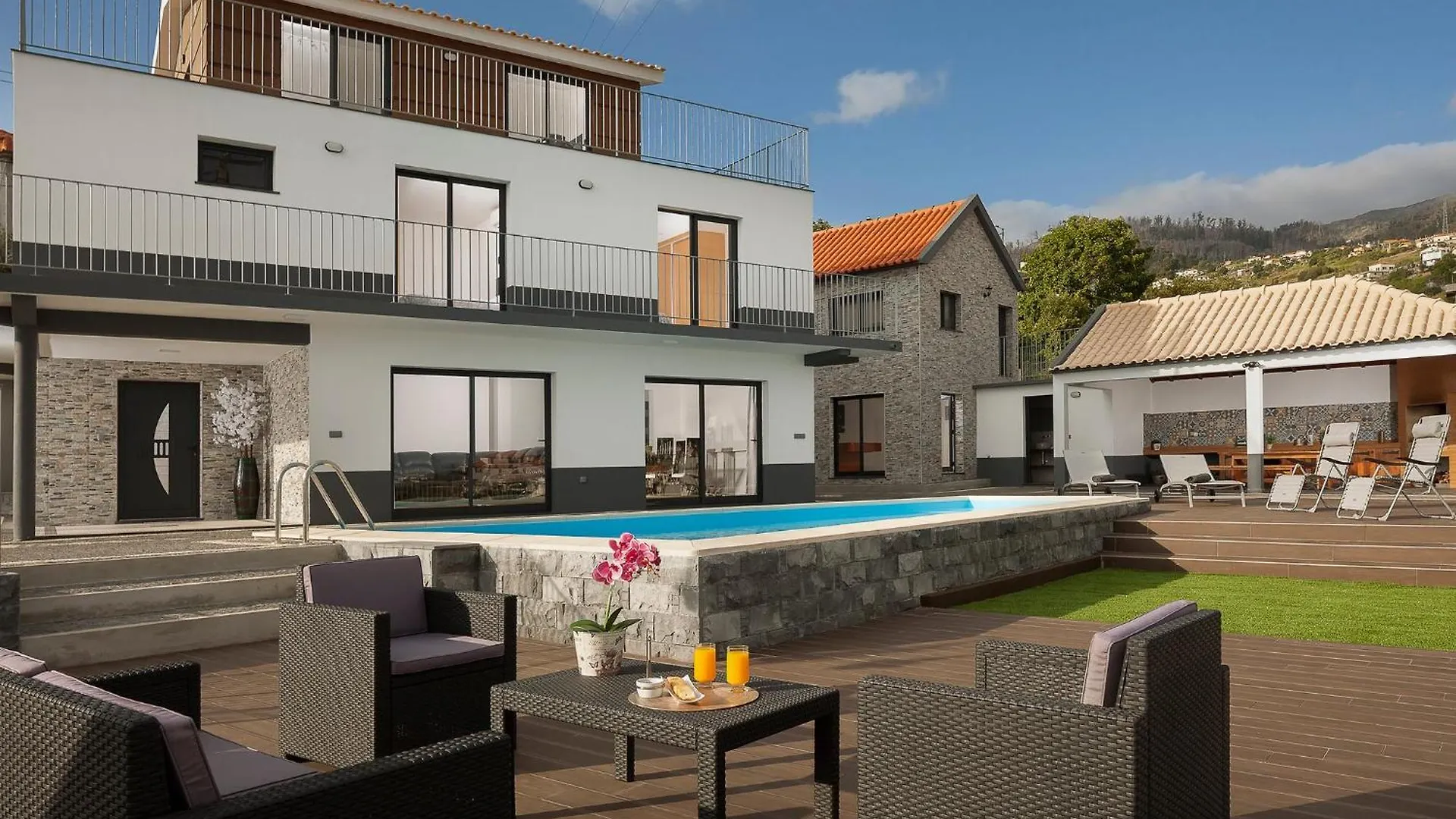 Luxury Calheta Villa Casa Da Rosalina 5 Bedrooms Stunning Sea Views Pool Table Gym